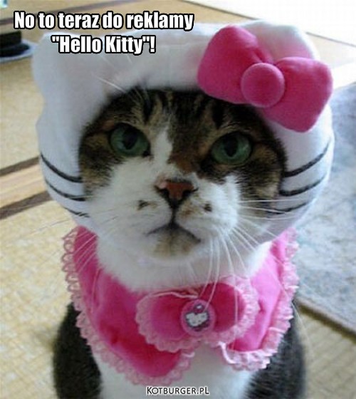 Hello Kitty – No to teraz do reklamy 
"Hello Kitty"! 