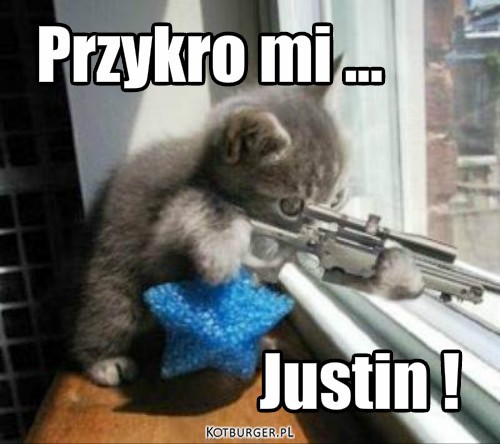 Cat killed Justin Bieber – Przykro mi ... Justin ! 