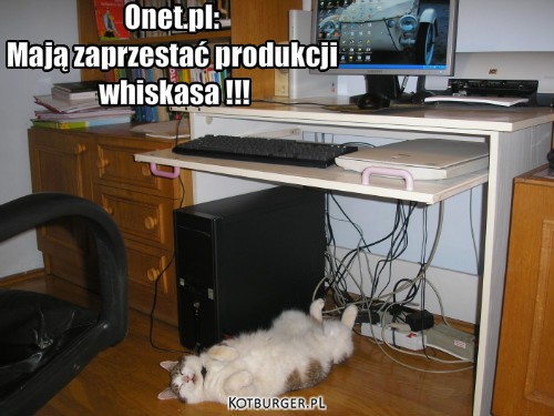 Hiobowe wieści – Onet.pl:
Mają zaprzestać produkcji
 whiskasa !!! 