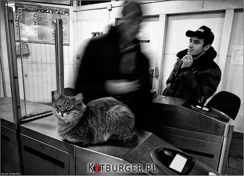 Wejście do metra w Moskwie... –  